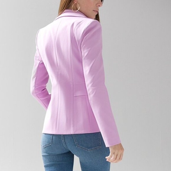 nwt white house black market signature stretch studio blazer in stiletto 0 00 10 - Picture 3 of 3